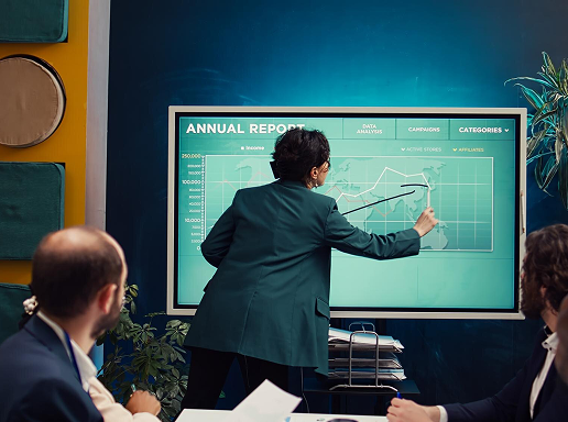 Interactive learning session